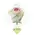 (10) Exclusive Waxed Roses  (random colors) in vase with colored water!!! NEW