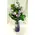Roses "Safi"  Exclusive Purple Color. Wedding favourites. (11) stems bouquet with greens in vase.