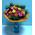 Τριαντάφυλλα "Πολύχρωμα" (30) τεμ. σε βάζο με διακοσμητικό σιζάλ & χρωματιστό νερό.Πολυτελές