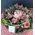 Exclusive season flowers in glass tray arrangement