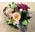 Arrangement in vase with decorative colored sand layers!!! Exclusive Flowers !!!