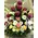 Basket flower arrangement for new born baby