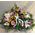 Ανθοπωλεία flowershop.gr Καλάθι με πολύχρωμα λουλούδια & χειμερινές πρασινάδες