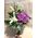 Wedding flower & candles decoration with "Purple Hydrangeas" and Season Summer Flowers
