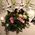 Wedding Table Reception flower decoration. Christmas.
