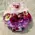 Arrangement in vase with decorative colored sand layers!!! Exclusive Flowers !!!