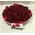 Red roses cake "artistic"