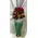 Exclusive Ecuador Roses 60+  stems in Heavy Clear Pyramid Glass Vase (height +70cm).