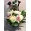 glass vase extra flowers