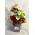 glass vase extra flowers