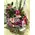 Christmas winter basket with elegant flowers.Exclusive.
