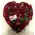 Red flower heart