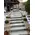 Wedding flower & candles decoration Exterior corridor. Romantic.