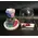 Rose Preserved "RAINBOW"  in "Glass Fanus" Diam 12 cm Height 14 cm .