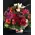 Rainbow colors flower arrangement in basket.Spring flavor !!! Exclusive.