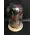 Roses Preserved in "Glass Fanus" Diam 17 cm Height 24 cm . Blue + Red (4) heads.