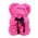 Roses Teddy Bear. Dim. 25cm. In "Decorative Package ". (1)piece. Blue, Pink, Red, White.