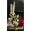 Flower arrangement in basket with season exclusive flowers