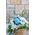 Baptismal "Boy". Flowers in Baskets Decoration.