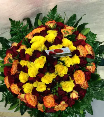 100 roses basket !