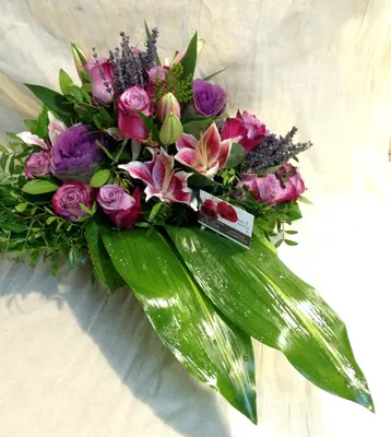 Condolences Flower Basket