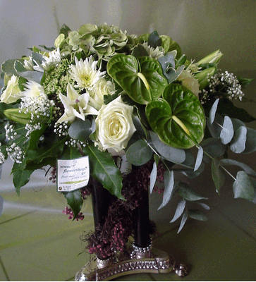 green white bouquet