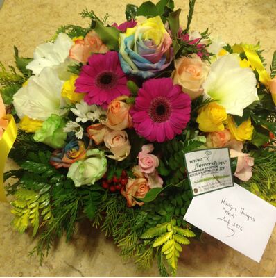 Season flowers  box or basket