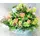 Basket with exclusive flowers and safari african greens!!! Spring perfume!!!
