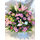 Ανοιξιάτικη  Σύνθεση ανθέων με ροζ  λουλούδια σε καλάθι