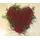 Red flower heart