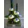 Roses and snake grass (baboo) in vertical parallel arrangement