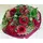 Red roses bouquet (10)stems  A' quality Dutch  gift wrapped with greens and hydrangeas !!!