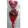 Roses (21) stems and love balloon!!!