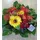 Summer tray with season flowers