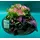 Flower arrangement on tray. Fence structure !!!