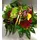 Basket with exclusive Red & "Black" Flowers !!!
