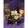 Flower arrangement in basket with Easter Gourmet Delicacies !