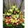 Exclusive Arrangement in basket. Pink