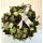 White condolences wreath. (Small)