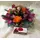 Christmas Glass with  flowers & decoration. Exclusive!!!