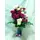 Roses Spray Bouquet + Vase