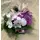 Arrangement in vase with decorative colored sand layers!!! Exclusive Flowers !!!