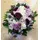 Ανθοπωλείο flowershop.gr Χειμώνας λουλούδια σε "Χιονισμένο" καλάθι. Στρογγυλό.