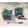 Air Plants tillandsias in glass vase with decoration. !!! (pair 2 vases)