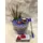 Air Plants tillandsias in glass vase with decoration.