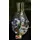 Christmas arrangement in Drop vase with decoration. Preserved, dried & artificial elements. Height appr 45-50cm. (led lights inluded)