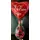 Σύνθεση Βαλεντίνου σε "Drop Vase" με εξτρα διακόσμηση Φωτάκια led & Μπαλόνι Ήλιον.
