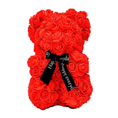 Αρκουδάκια από τριαντάφυλλα.Rose Bear , 40cm. Συσκευασία Δώρου.