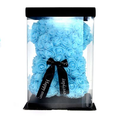 Αρκουδάκια από τριαντάφυλλα.Rose Bear , 40cm. Συσκευασία Δώρου.