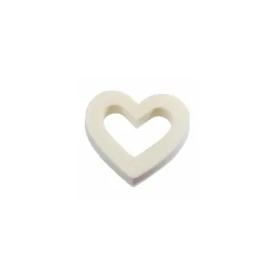 Valentine's Flower Heart. Oasis moss colored base (width 18cm). Maximum width with flowers (appr.30cm). Random Colors!!!